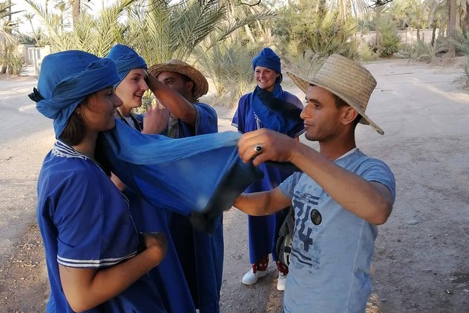 Camel Ride at the Palm Groves in Marrakech - Palm Groves Camel Ride With Pickup, Dress Up, and Tea