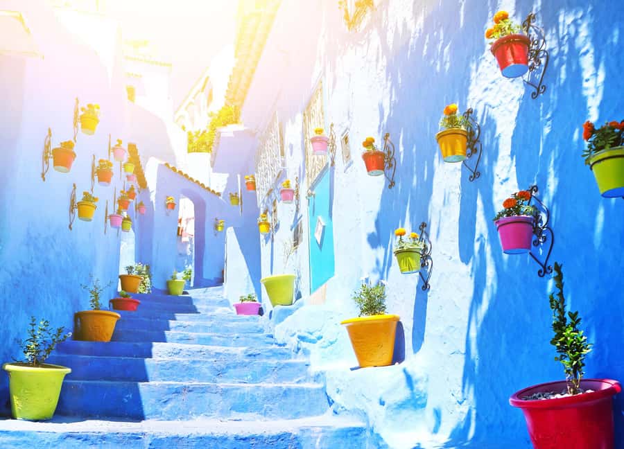 Casablanca: 6-Day Tour To Marrakech Via Chefchaouen & Desert - Day 1: Hassan II Mosque, Rabat’s Hassan Tower, then Chefchaouen’s Blue Streets