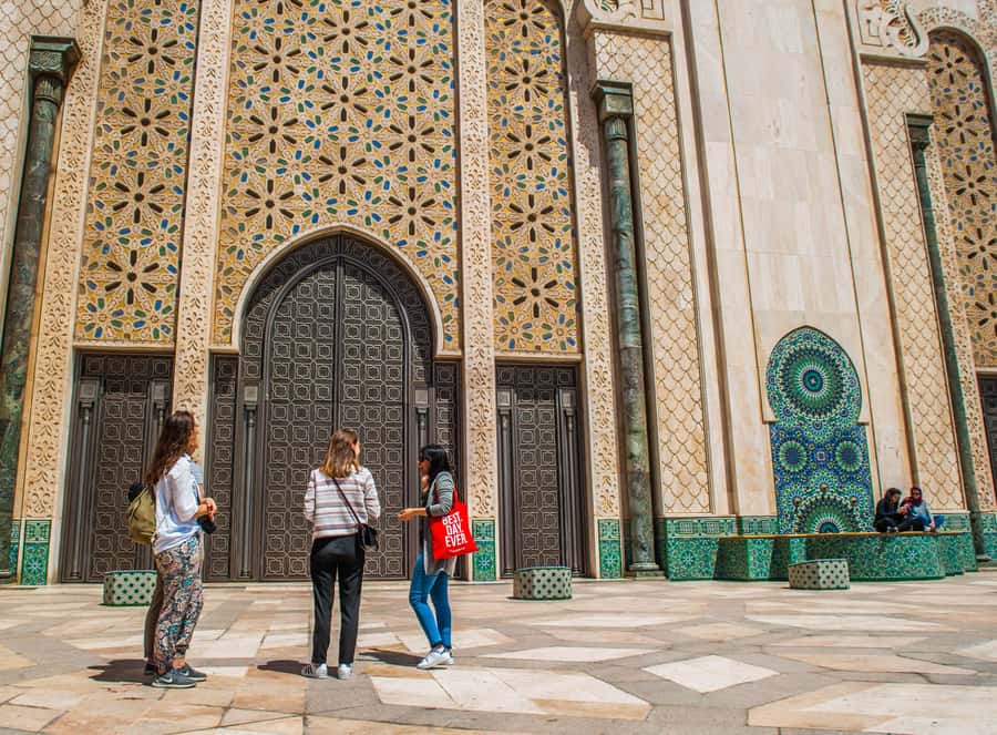 Casablanca Cultural Tour: Medina, Views & Local Delights - Mohammed V Square, cathedrals, and taxis that save your energy