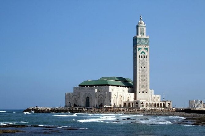 Casablanca luxury day tour - Hassan II Mosque: sea-built scale and zellij you can actually picture