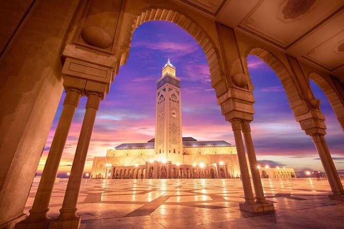 Casablanca Night Tour with Andalusian Dinner Show - How the Casablanca night route fits together in 3.5 hours