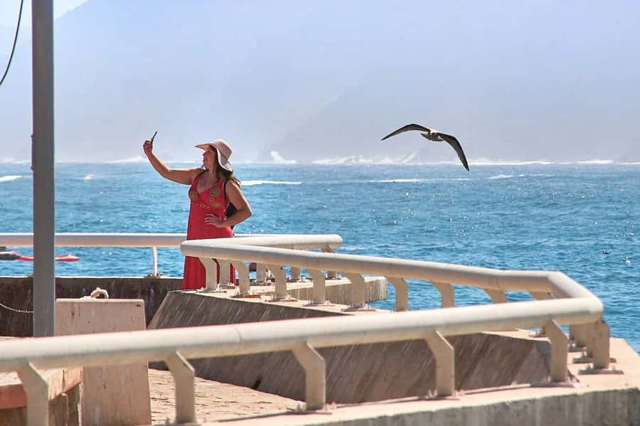 Casablanca: Private Guided Tour - La Corniche and Mohammed V Square, ocean views plus colonial-era street scenes