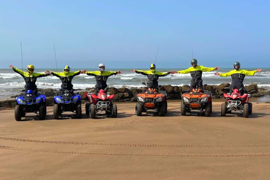 Casablanca: Quad Fun Beachside with Hotel Transfers - Hotel Pickup and the Beachside Getting-There Reality
