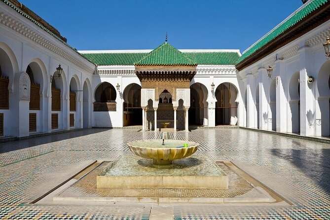 Casablanca to Fez Private Transfer with Full Fez Tour and Lunch - Kairaouine Mosque and Bou Inania Medersa: education and faith in one thread