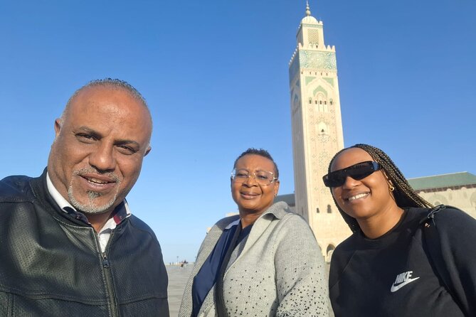 Casablanca Tower From Hassan Mosque2 to Royal Palace - Hassan II Mosque, ocean views and major architecture