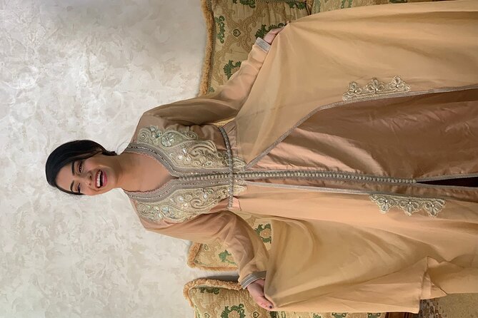Cook Moroccan Food & Try on Traditional Clothes like a local - Dressing for Morocco: caftans and takchitas for real photos