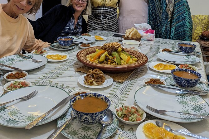 Cooking Class - Moroccan cuisine - The cooking portion: aprons on, hands washing, real step-by-step help