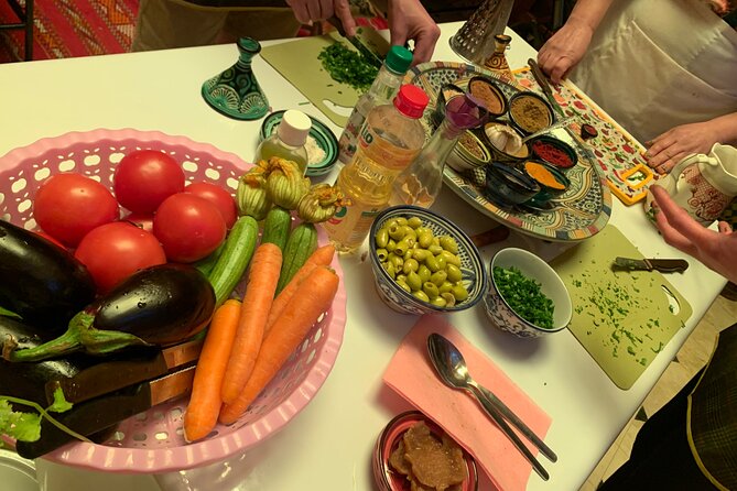 cooking class with chef FATIMA - Step 3: Lunch, coffee, water, then dinner, so you don’t rush away