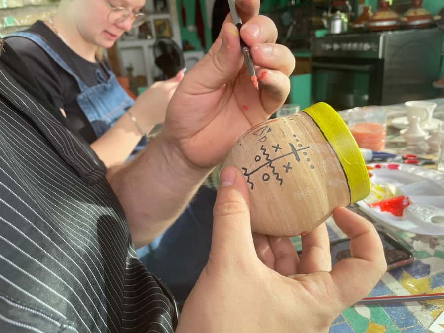 Creative Painting on Fes Pottery - Should You Book This Painting Session or Pass?