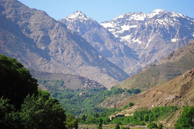 Day Trip:Berber Villages and 4 Valleys Atlas Mountains &Waterfu l& camel Ride - Moulay Brahim Gorge camel ride: short but memorable