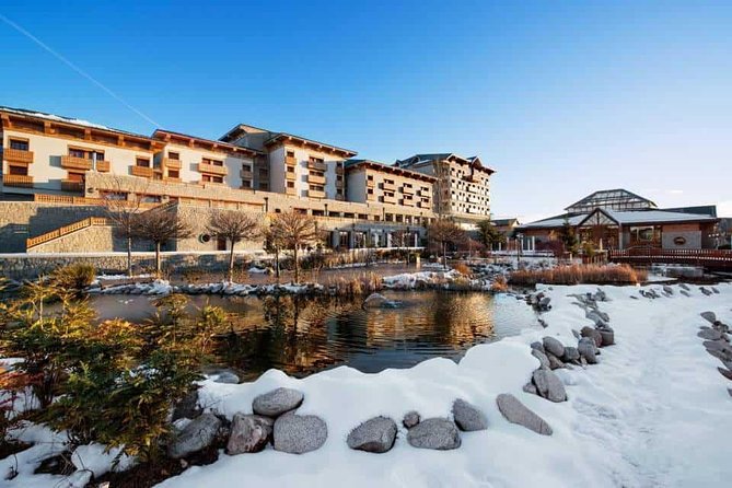 day trip from fez to middle atlas mountain - Ifrane and the French-style streets, plus the Al Akhawaine University entrance