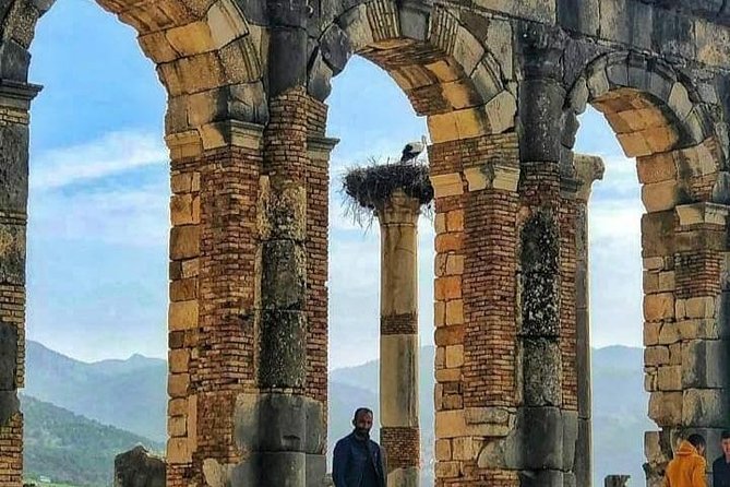 Day Trip To : Volubilis / Moulay Idriss / Mekness - Volubilis Roman ruins: Arch of Caracalla to the Capitoline Temple