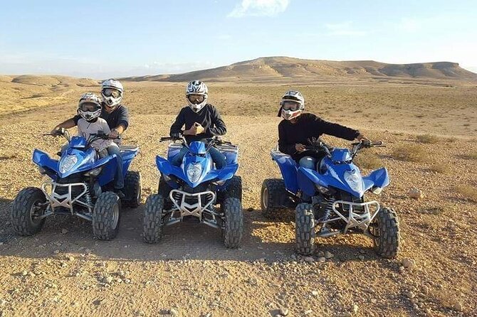 Desert quad biking and camel riding plus diner under stars - Quad biking on Agafay dunes: what the route actually means