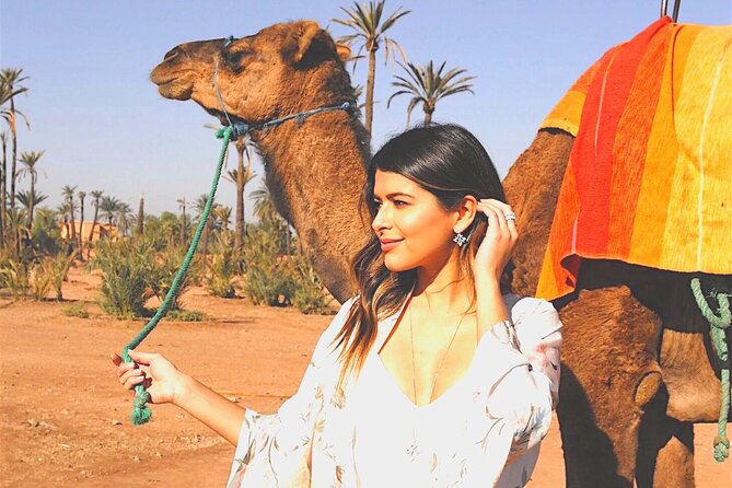 Dinner show and Sunset Camel riding Agafay desert - Marrakech to Agafay: the air-conditioned ride and Atlas views