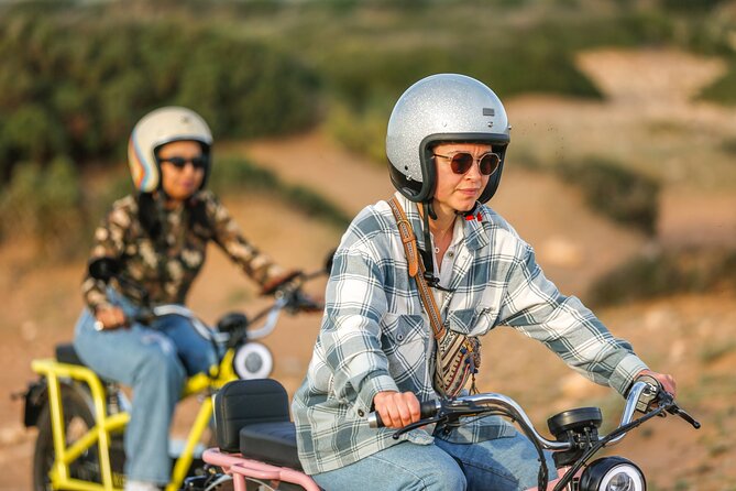 Discovery Tour around Essaouira by Electric Motorcycle - Beach Time, Mogador Island, and the Barakat Mohammad Sculpture