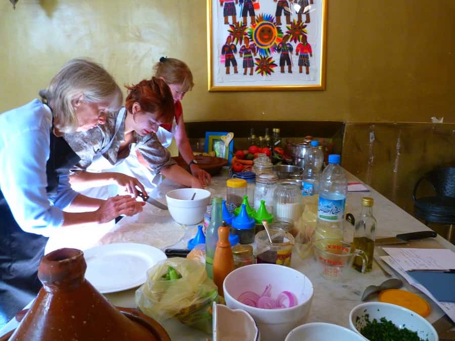 Edgy 8 Dish Private, Fusion Cooking Class, Menu Plan, Market - Coffee planning, Arabic shopping list, and how the day keeps moving