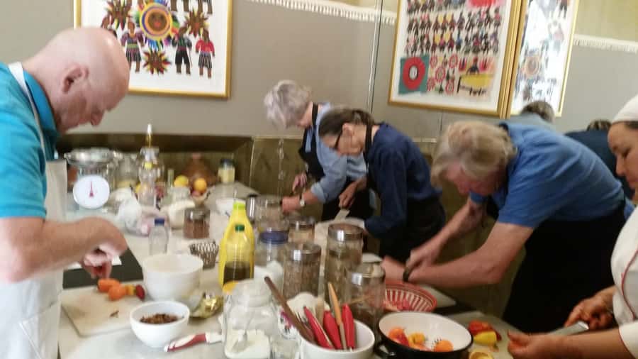 Edgy 8 Dish Private, Fusion Cooking Class, Menu Plan, Market - After lunch: spice trader stop and taking home the good stuff