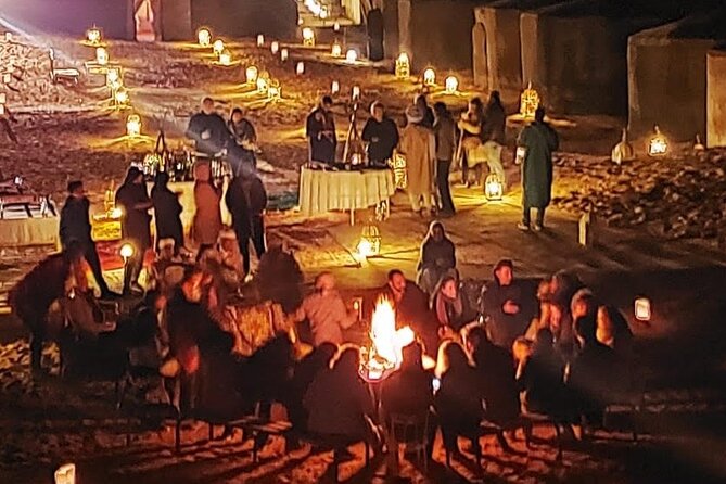 Enjoy Luxury camp 1 nights .camel Drums sandboarding.QUADS - Entering Merzouga: Where the tour starts and how the day runs