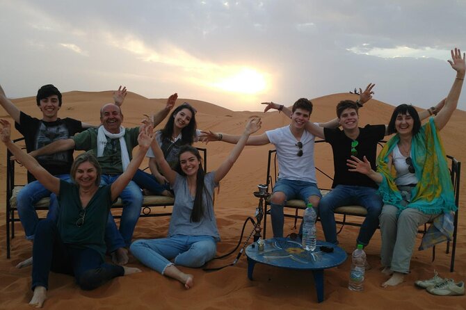 Enjoy Luxury camp 1 nights .camel Drums sandboarding.QUADS - Sunrise plan and breakfast: how the morning is handled