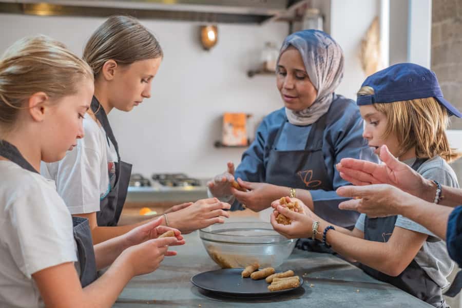 Essaouira: Moroccan pastry workshop - The 3:30 pm schedule: what the 1 hour 45 minutes looks like
