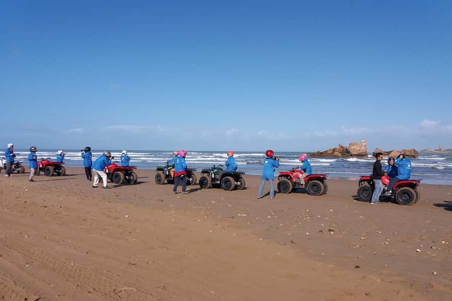Essaouira P3: Quad tour forest beach dunes (free transfer) - How the guides teach you to ride without stress