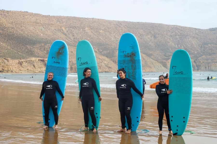 Essaouira Surf Experience –Group Lesson in Sidi Kaouki Beach - Why Sidi Kaouki Works So Well for Your First Surf Lesson