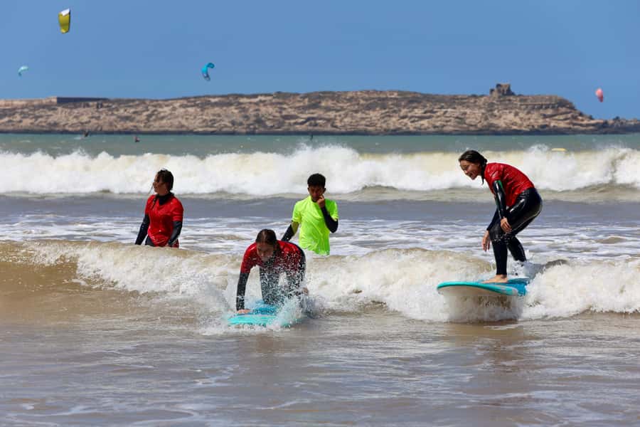 Essaouira: Surf Lessons - Where you start, the Al Jazira front meeting point