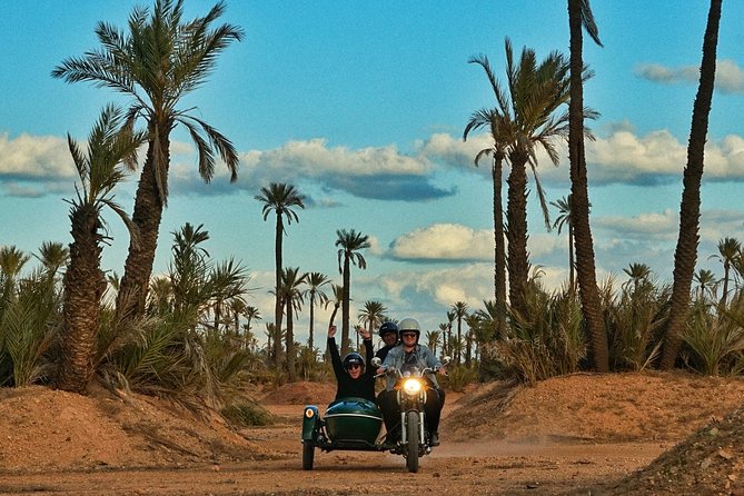 Essential Ride by sidecar (Marrakech off the beaten path) 1h30 - Why a sidecar ride beats a slow walk through Marrakech traffic