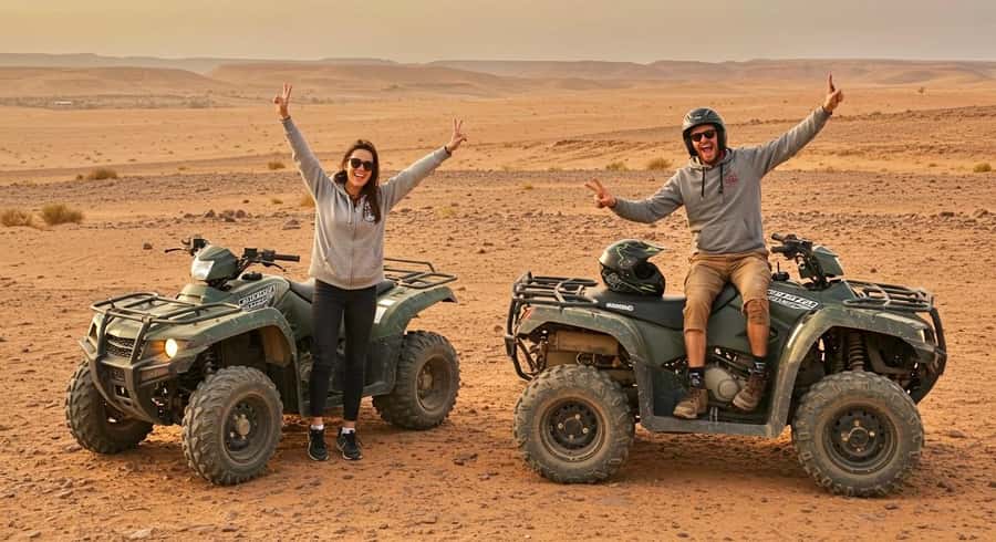 Evening Marrakech: Agafay Desert Quad , Camel & Dinner Shows - What to Bring (So the Evening Stays Comfortable)