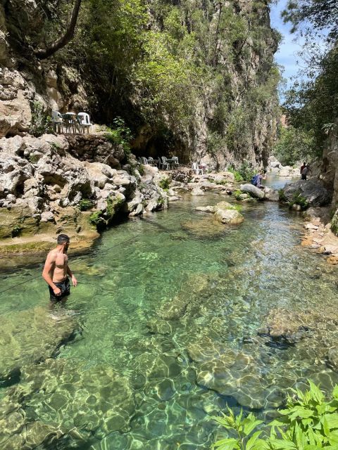 explore Akchour like a local - Swimming under the bridge: what you’re signing up for