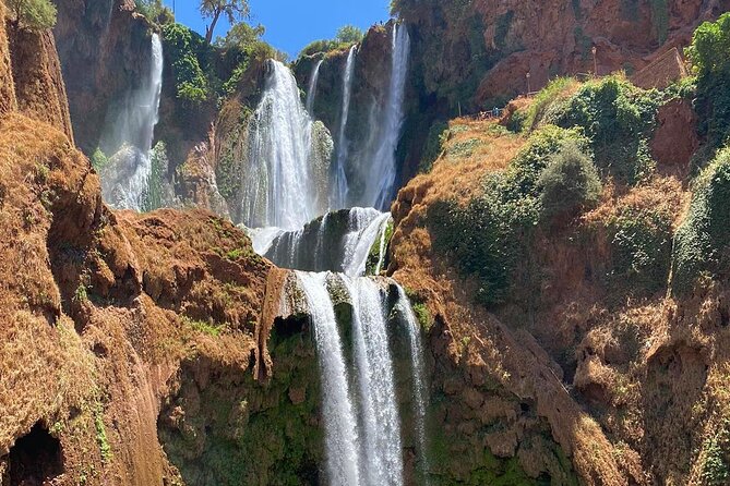 Explore Ouzoud waterfalls Marrakech Guided Hike & Boat Experience - Monkeys at Ouzoud: Fun Moments, Real Safety Sense