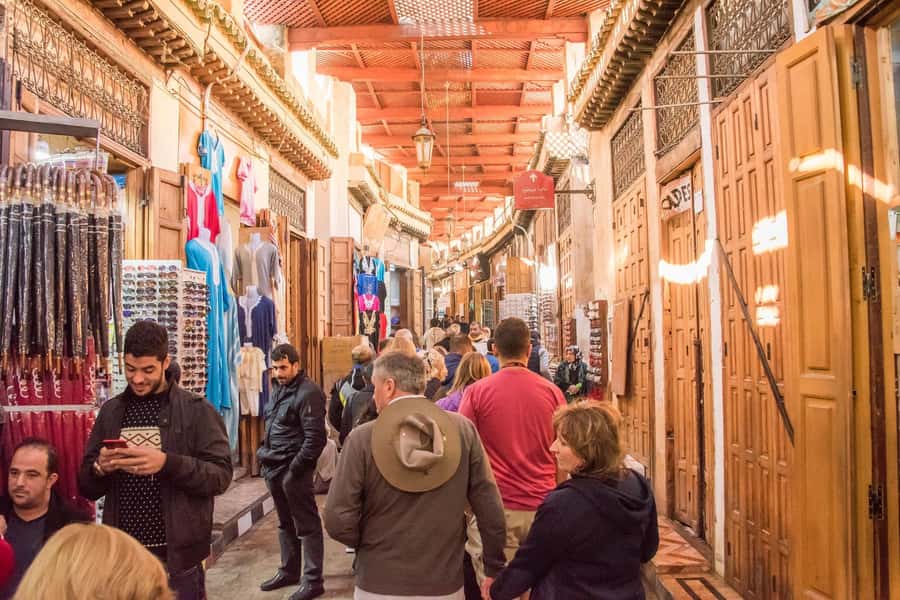 Fes: Attarine Madrasa, Museum, Tannery, Souk and Medina Tour - Nejjarine Fondouk and the Museum of Wooden Arts & Crafts