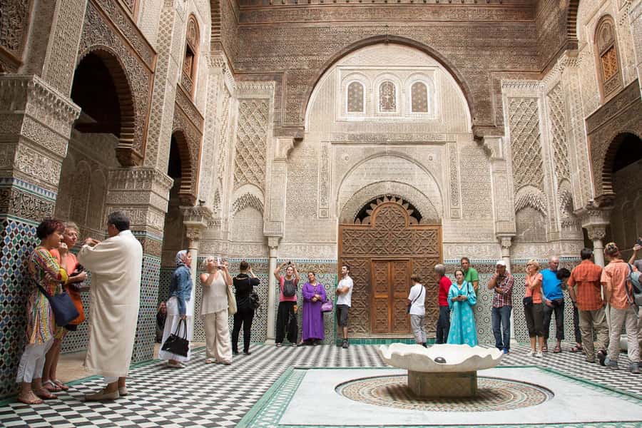 Fes: Bou Inania Madrasa, Museum, Tannery, Souk & Medina Tour - Dar Batha Museum: a palace that teaches you how Moroccans decorate