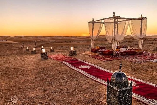 Fes desert tours 2 days - Day 1 continues with Erfoud and Ziz Valley oasis views