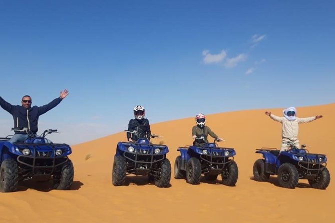 Fes desert tours 2 days - Merzouga tent camp overnight: included dinner and the desert mood