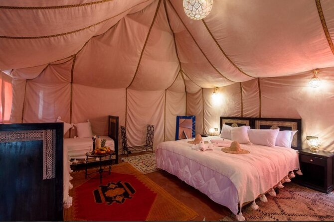 Fes to Fes Private Desert tour 1-night 2-Day Tour luxury camps - Midelt and Ziz Canyon: views that make the desert feel close