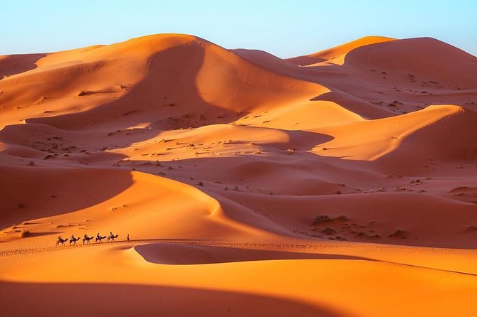 Fes to Marrakech desert tour 3 days - Erg Chebbi sunrise, then Rissani and Todra Canyon