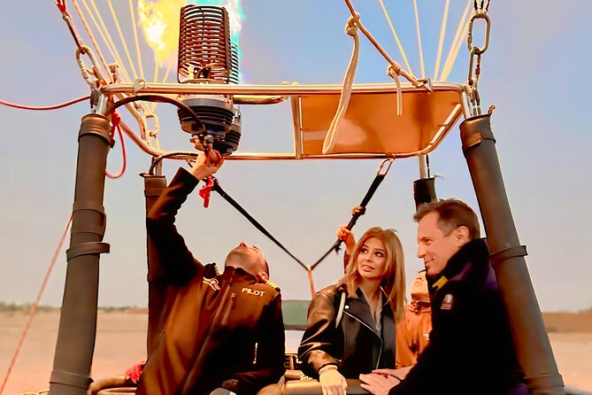 Fly in a hot air balloon in the sky of the Atlas in Marrakech - Luxury Car Pickup and the Camp Welcome: More Than Just Transportation