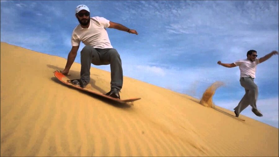 From Agadir or Taghazout: Desert Sand Boarding Tour w/ Lunch - Sandboarding on the dunes: boards, technique, and the sand ladder