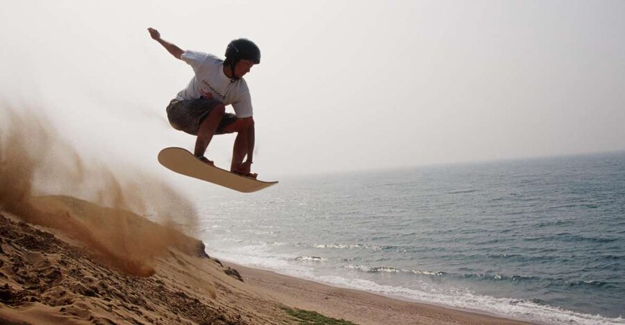From Agadir or Taghazout: Desert Sand Boarding Tour w/ Lunch - Lunch at the organizer’s house, plus mint tea that actually feels Moroccan