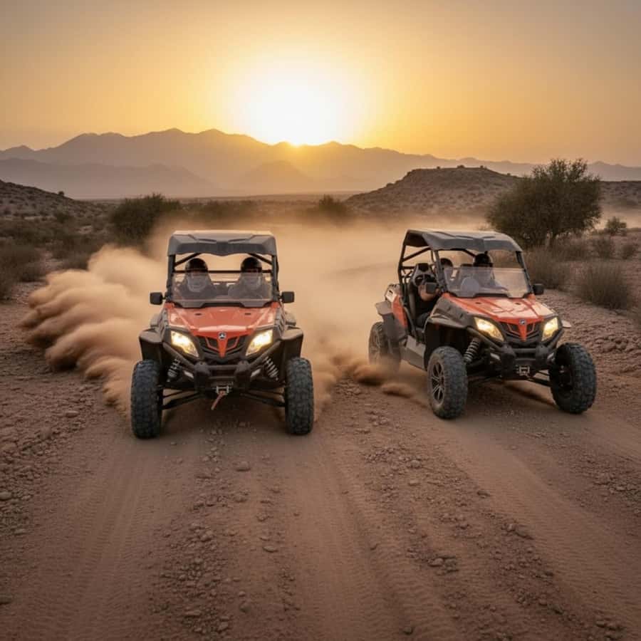 From Agadir/Taghazout: Buggy Safari Adventure & Moroccan Tea - Meeting your guide and taking off: the 2-hour buggy or quad-style ride