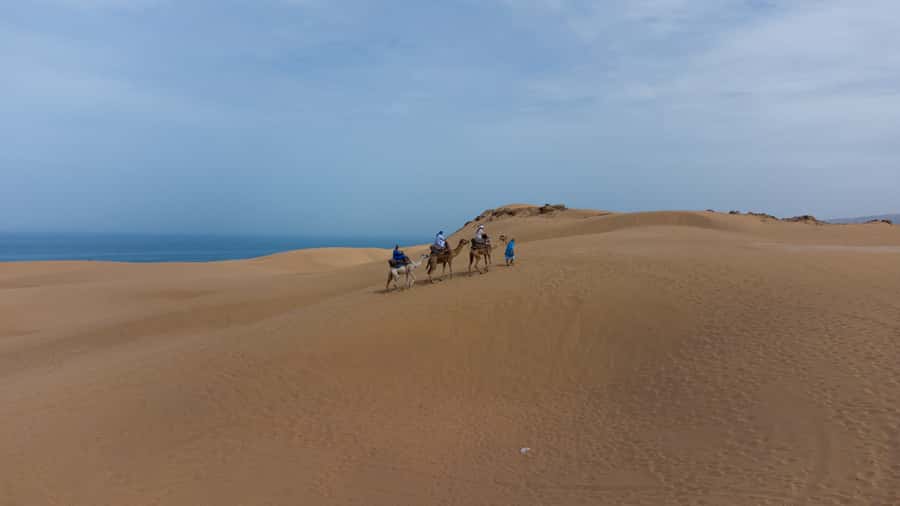 From Agadir/Taghazout: Sahara Sand Dunes with Transfer - A Typical Flow: Viewing Spots, Then Sand Time