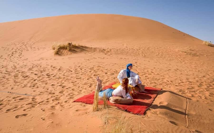 From Agadir/Taghazout: Sahara Sand Dunes with Transfer - The Coastal Drive: Taghazout, Tamraght, and Tamri in One Stretch