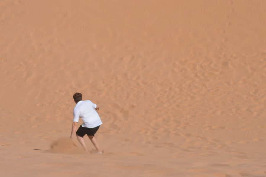 From Agadir/Taghazout: Sandboarding Experience & Quad Biking - Plage Aghroud and the canyon stop for quick stretching and photos