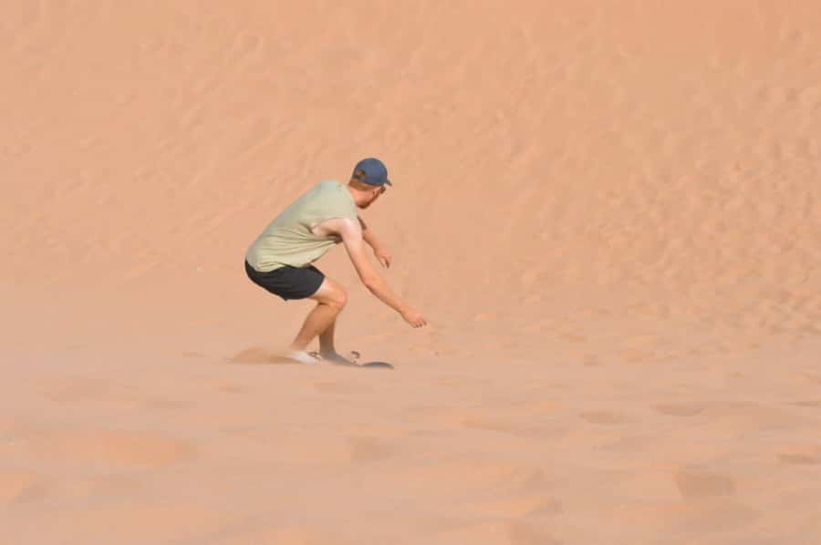 From Agadir/Taghazout: Sandboarding Experience & Quad Biking - Timlalin Sand Dunes, where sandboarding feels approachable