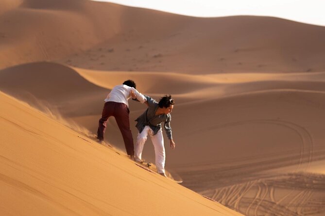 From Fes: Unforgettable Desert Tour to Marrakech 3-Day - Erg Chebbi Camel Ride, Sandboarding, and Night Under the Stars