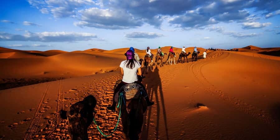 From Fez: 2-Day Marrakech via Merzouga Desert Tour - Camel sunset on the dunes: why this is the heart of the trip