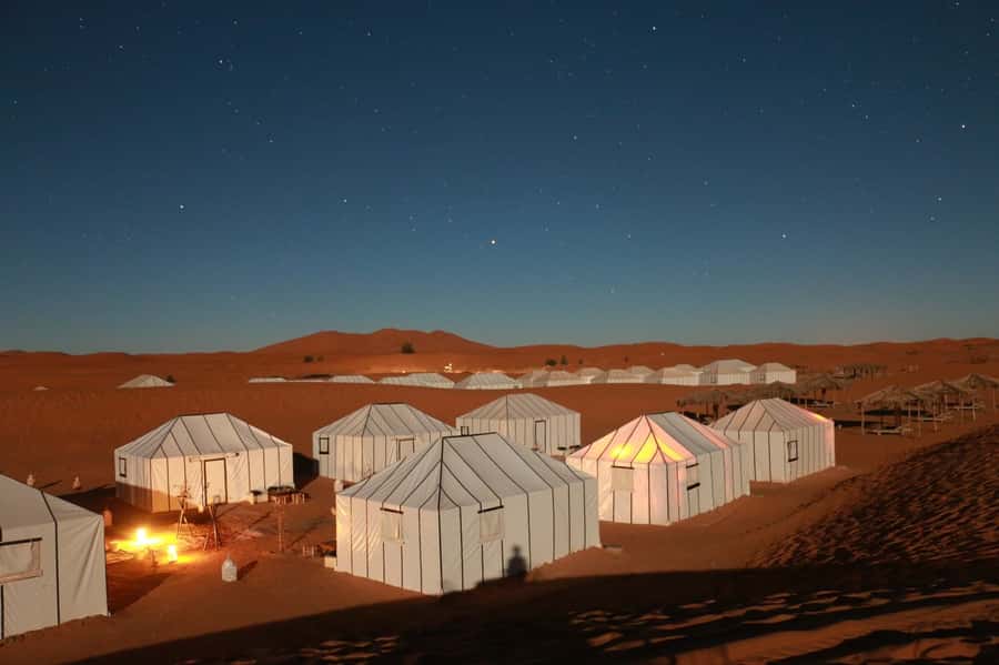 From Fez: Round-Trip Overnight Merzouga Desert Tour - Midelt and the Ziz Valley shift, from green to desert mood