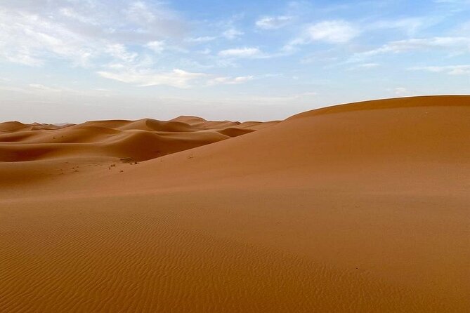 From Marrakech: 3-Day, 2-Night Merzouga Dunes Desert Trip - Day 3: Sunrise in the Dunes, Breakfast and Shower, and Return to Marrakech