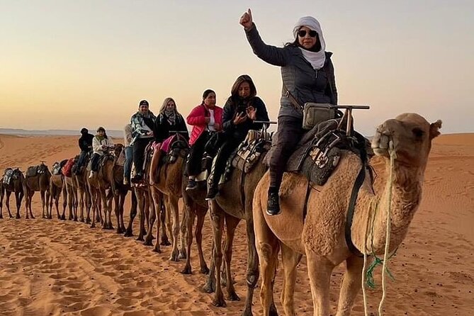From Marrakech: 3-Day Tour To Fez Via-Desert merzouga - Day 3: sunrise camel trek, Ziz Valley driving, and the final arrival into Fez